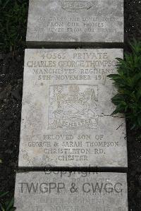 Boulogne Eastern Cemetery - Thompson, Charles George