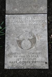 Boulogne Eastern Cemetery - Thompson, Thomas