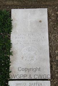 Boulogne Eastern Cemetery - Thomson, David