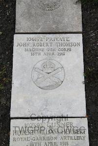 Boulogne Eastern Cemetery - Thomson, John Robert