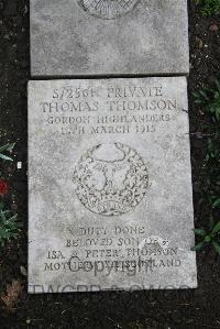 Boulogne Eastern Cemetery - Thomson, Thomas