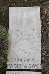 Boulogne Eastern Cemetery - Thorley, W