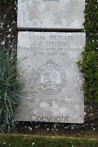 Boulogne Eastern Cemetery - Thorne, James Frederick