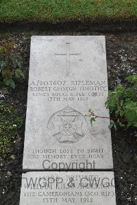 Boulogne Eastern Cemetery - Timothy, Robert George