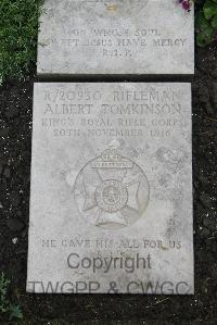 Boulogne Eastern Cemetery - Tomkinson, Albert