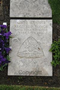 Boulogne Eastern Cemetery - Tonge, Reginald