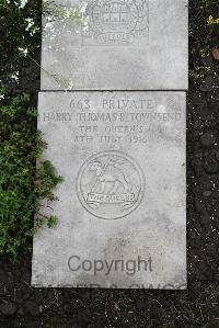 Boulogne Eastern Cemetery - Townsend, Harry Thomas Richard