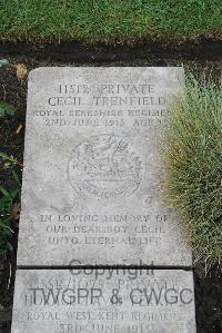Boulogne Eastern Cemetery - Trenfield, Cecil