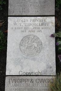 Boulogne Eastern Cemetery - Tunnicliffe, Willis T.