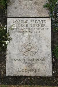 Boulogne Eastern Cemetery - Turner, George