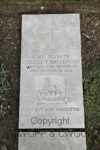Boulogne Eastern Cemetery - Underwood, Charles Thomas