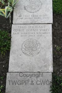 Boulogne Eastern Cemetery - Varey, George Horace