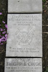 Boulogne Eastern Cemetery - Veal, Reginald George Stanley