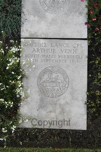 Boulogne Eastern Cemetery - Venn, Arthur