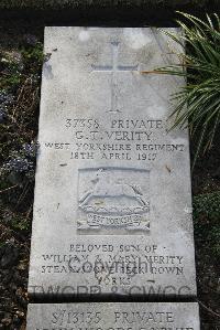 Boulogne Eastern Cemetery - Verity, George Thomas