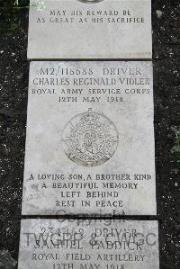 Boulogne Eastern Cemetery - Vidler, Charlie Reginald