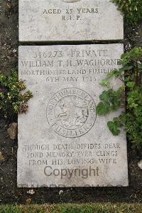 Boulogne Eastern Cemetery - Waghorne, William Thomas Harold
