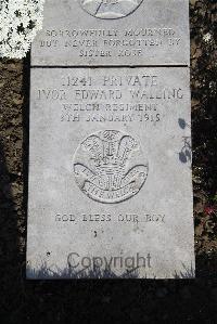 Boulogne Eastern Cemetery - Walling, Ivor Edward