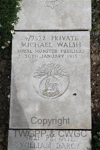 Boulogne Eastern Cemetery - Walsh, Michael