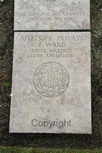 Boulogne Eastern Cemetery - Ward, J
