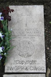 Boulogne Eastern Cemetery - Watkins, Francis
