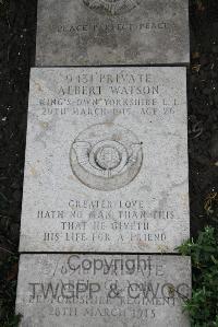 Boulogne Eastern Cemetery - Watson, Albert