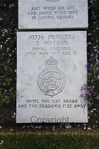 Boulogne Eastern Cemetery - Watson, Thomas