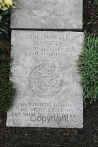 Boulogne Eastern Cemetery - Watts, Samuel