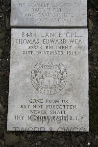 Boulogne Eastern Cemetery - Weal, Thomas Edward