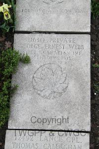 Boulogne Eastern Cemetery - Webb, George Ernest