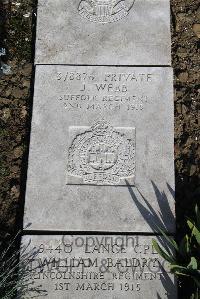 Boulogne Eastern Cemetery - Webb, J