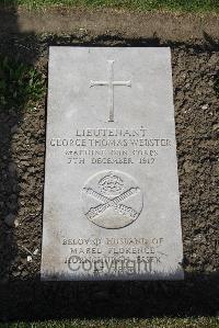 Boulogne Eastern Cemetery - Webster, George Thomas