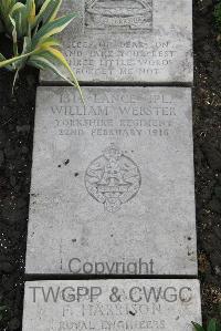 Boulogne Eastern Cemetery - Webster, William