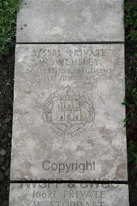 Boulogne Eastern Cemetery - Wensley, Walter