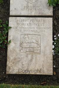 Boulogne Eastern Cemetery - West, Robert