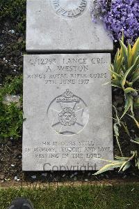 Boulogne Eastern Cemetery - Weston, Andrew