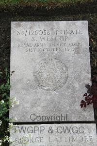 Boulogne Eastern Cemetery - Westrip, S