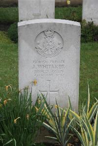 Boulogne Eastern Cemetery - Whitaker, Joseph