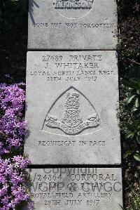 Boulogne Eastern Cemetery - Whitaker, J