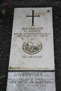 Boulogne Eastern Cemetery - White, George