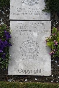Boulogne Eastern Cemetery - White, William