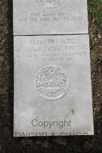 Boulogne Eastern Cemetery - Whiting, Reginald Gordon