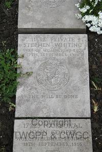 Boulogne Eastern Cemetery - Whiting, Stephen