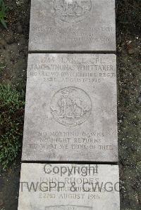 Boulogne Eastern Cemetery - Whittaker, James Thomas