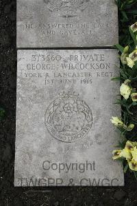 Boulogne Eastern Cemetery - Wilcockson, G