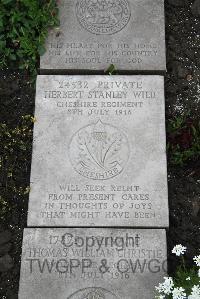 Boulogne Eastern Cemetery - Wild, Herbert Stanley