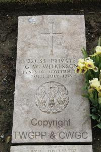 Boulogne Eastern Cemetery - Wilkinson, G W