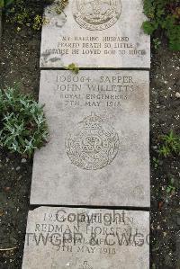 Boulogne Eastern Cemetery - Willets, John