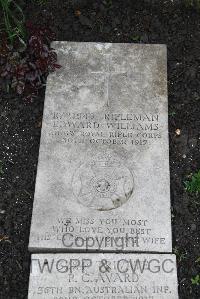 Boulogne Eastern Cemetery - Williams, Edward