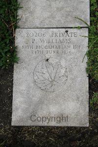 Boulogne Eastern Cemetery - Williams, P